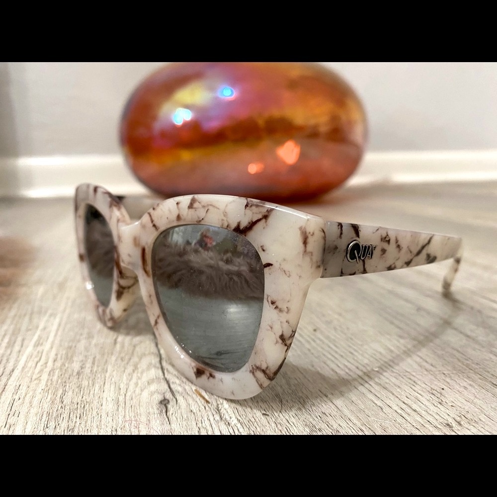 QUAY Australia ‘Sugar and Spice’ Marble Sunglasses